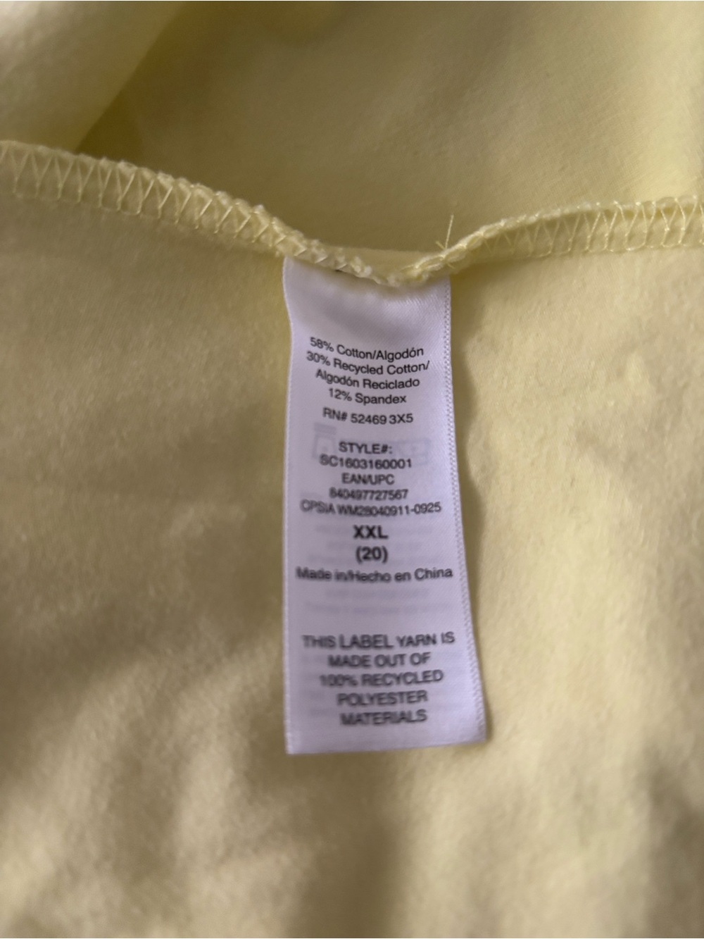 Scoop NWT Women's Lemon Stretch Cotton Blend Midi Basque Dress, Plus Size 20/XXL - Picture 9 of 9